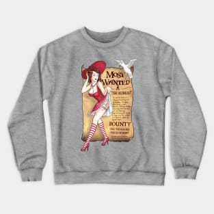 Redhead Pirate Pin-up Crewneck Sweatshirt